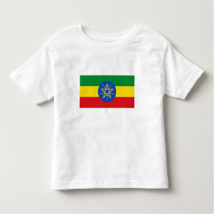 Ethiopia Flag Kinder Shirts