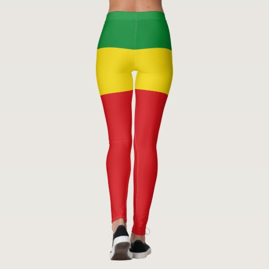 Ethiopia Flag Leggings (Achterkant)
