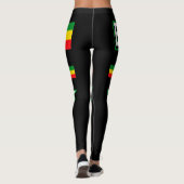 Ethiopia Flag Leggings (Achterkant)