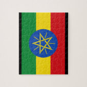 Ethiopia Flag Legpuzzel (Verticaal)