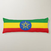 Ethiopia Flag Lichaamskussen (Voorkant)