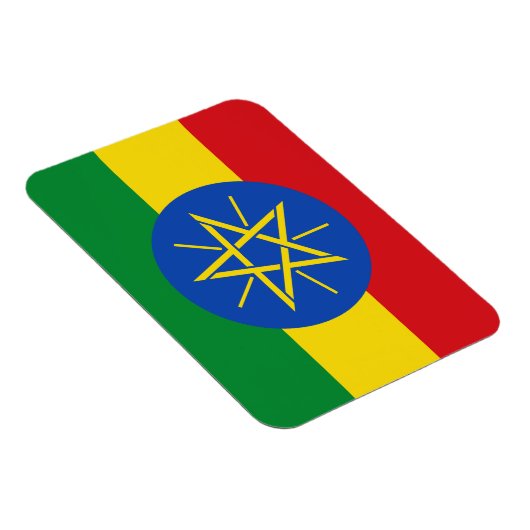 Ethiopia Flag Magneet (Rechterzijde)