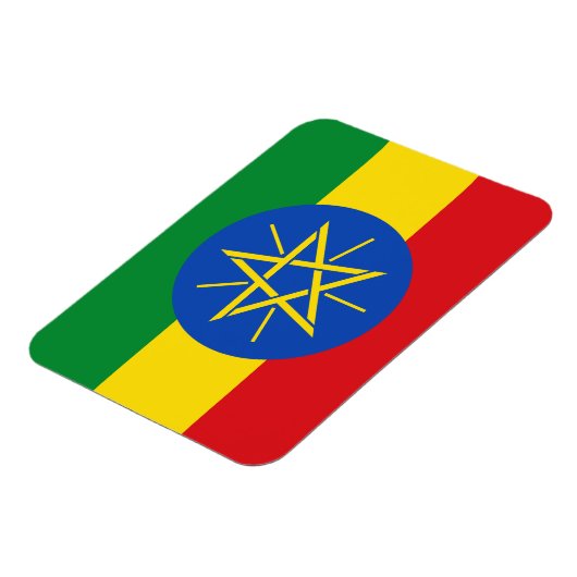 Ethiopia Flag Magneet (Linkerzijde)