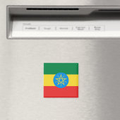 Ethiopia Flag Magnet (Insitu (Vaatwasser))