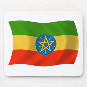 Ethiopia Flag Mousepad Muismat