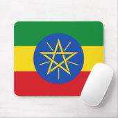 Ethiopia Flag Muismat (Met muis)