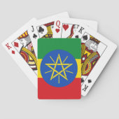 Ethiopia Flag Pokerkaarten (Achterkant)