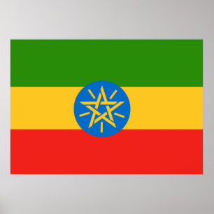 Ethiopia Flag Poster