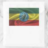 Ethiopia Flag Rechthoekige Sticker (Tas)