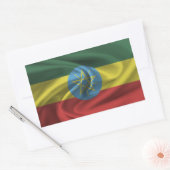 Ethiopia Flag Rechthoekige Sticker (Envelop)
