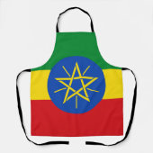 Ethiopia Flag Schort (Voorkant)