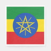 Ethiopia Flag Servet (Voorkant)