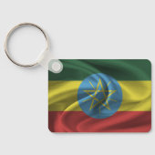 Ethiopia Flag Sleutelhanger (Achterkant)