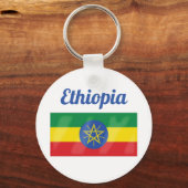 Ethiopia Flag Sleutelhanger (Voorkant)