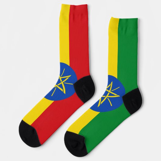Ethiopia Flag Sokken (Links)