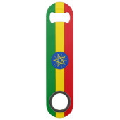 Ethiopia Flag Speed Flessenopener (Achterkant)