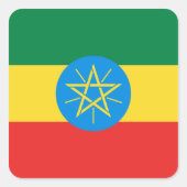 Ethiopia Flag Sticker (Voorkant)