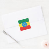 Ethiopia Flag Sticker (Envelop)