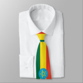 Ethiopia Flag Stropdas (Gebonden)