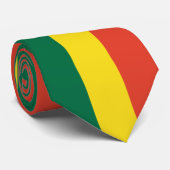 Ethiopia Flag Stropdas (Opgerold)