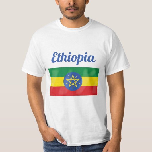 Ethiopia Flag T-Shirt (Voorkant)