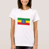 Ethiopia Flag T-shirt (Voorkant)