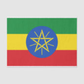 Ethiopia Flag Tissuepapier (Voorkant)