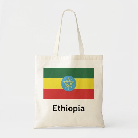 Ethiopia Flag Tote Bag (Voorkant)