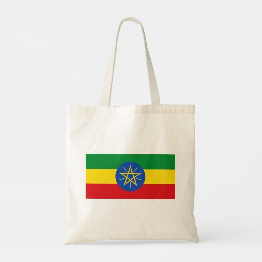 Ethiopia Flag Tote Bag (Achterkant)