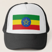Ethiopia Flag Trucker Pet (Voorkant)