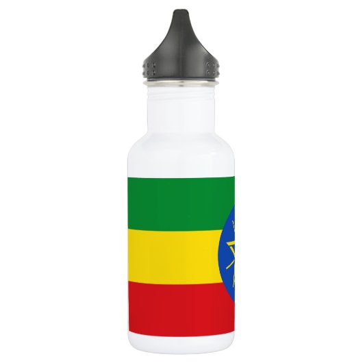 Ethiopia Flag Waterfles (Links)