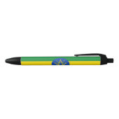 Ethiopia Flag Zwarte Inkt Pen (Bovenkant)