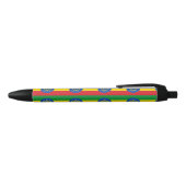 Ethiopia Flag Zwarte Inkt Pen (Bovenkant)