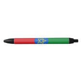 Ethiopia Flag Zwarte Inkt Pen (Voorkant)