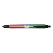 Ethiopia Flag Zwarte Inkt Pen (Achterkant)