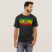 Ethiopia In Ethiopia Flag Ethiopian T-Shirt (Voorkant volledig)