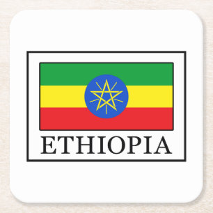 Ethiopia Kartonnen Onderzetters