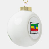Ethiopia Keramische Bal Ornament (Links)
