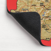 Ethiopia Map Mousepad Muismat (Hoek)