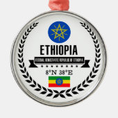 Ethiopia Metalen Ornament (Voorkant)