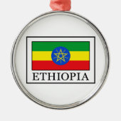 Ethiopia Metalen Ornament (Voorkant)
