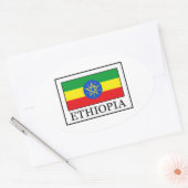 Ethiopia Ovale Sticker (Envelop)
