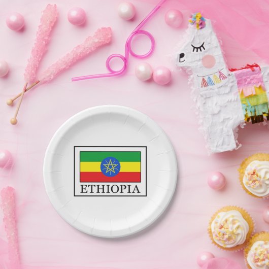 Ethiopia Papieren Bordje (Feest)