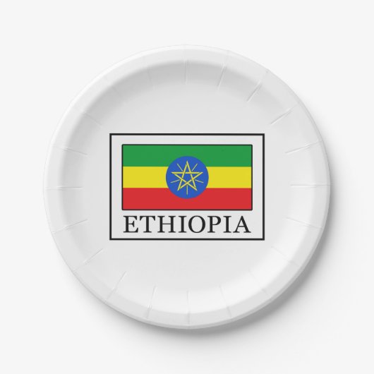 Ethiopia Papieren Bordje (Voorkant)