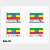 Ethiopia Rechthoekige Sticker (Vel)