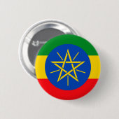 Ethiopia Ronde Button 5,7 Cm (Voorkant /achterkant)