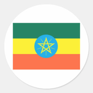 Ethiopia Ronde Sticker