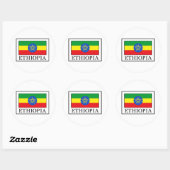 Ethiopia Ronde Sticker (Vel)