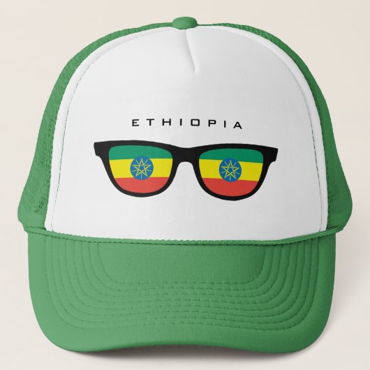 Ethiopia Shades aangepaste petten (Voorkant)