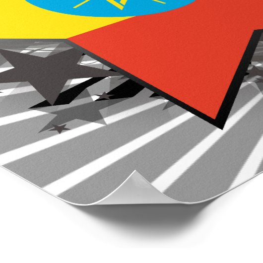 Ethiopia Star Poster (Hoek)